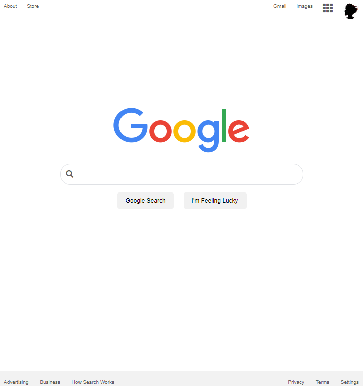 Google homepage clone